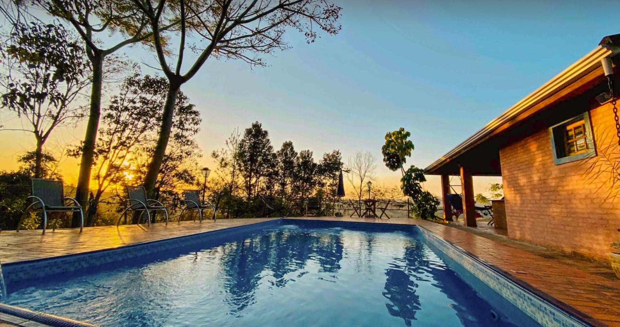 Casa De Campo Araxa Na Montanha Com Piscina Piracaia Exterior foto